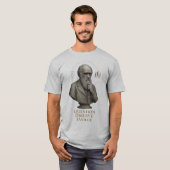 EVOLUTION OF THOUGHT – Question. Observe. Evolve. T-shirt (Voorkant volledig)