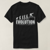 Evolution Parkour Freerunning Backflip Freestyle R T-shirt (Design voorkant)
