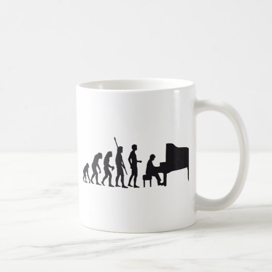 evolution piano koffiemok (Rechts)