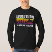 Evolution Piano Musician Keyboard Orchestra  6 T-shirt (Voorkant)