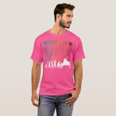 Evolution Piano Musicus Toetsenbord Orkest T-shirt (Voorkant volledig)