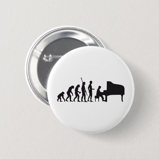 evolution piano ronde button 5,7 cm (Voorkant /achterkant)