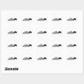evolution piano ronde sticker (Vel)