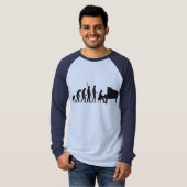 evolution piano t-shirt (Voorkant volledig)