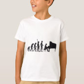 evolution piano t-shirt (Voorkant)