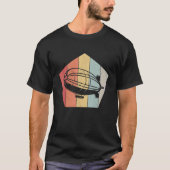 Evolution Retro Zeppelin Dirigible Blimp Airship T-shirt (Voorkant)