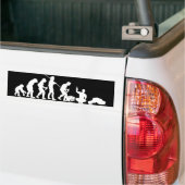 Evolution – Saufen / Party Bumpersticker (Op Truck)