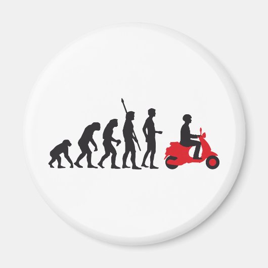 evolution scooter magneet (Voorkant)