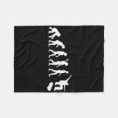 Evolution Skateboarding Fleece Deken (Voorkant (Horizontaal))
