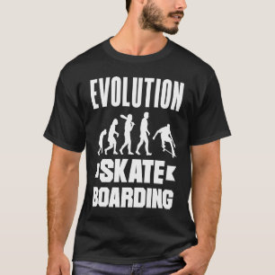 Evolution Skateboarding Schaatsen Retro Streetwear T-shirt