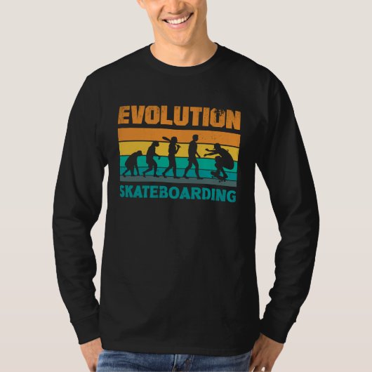 Evolution Skateboarding Skate Retro Streetwear  1 T-shirt (Voorkant)