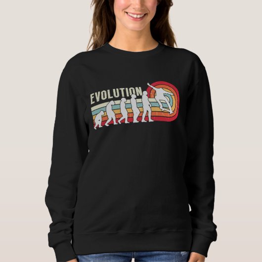 Evolution Skateboarding Skate Retro Streetwear 3 Trui (Voorkant)