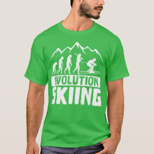 Evolution skiing t-shirt