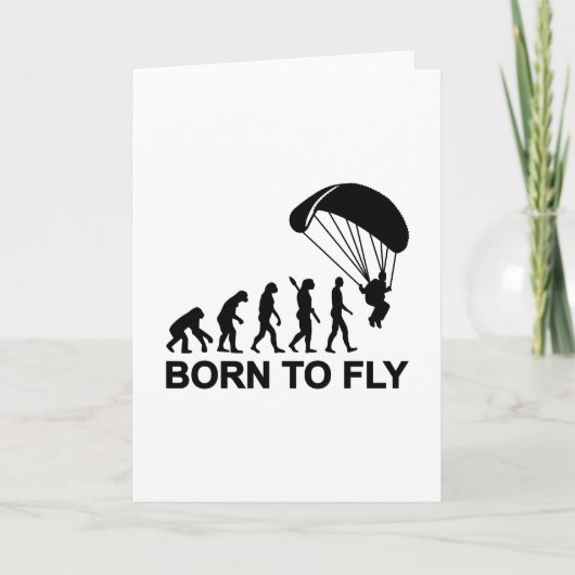 Evolution Skydiving, geboren om te vliegen Kaart (Voorkant)