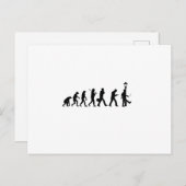 Evolution Smartphone - Funny Motive Briefkaart (Voorkant / Achterkant)