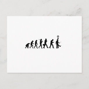 Evolution Smartphone - Funny Motive Briefkaart