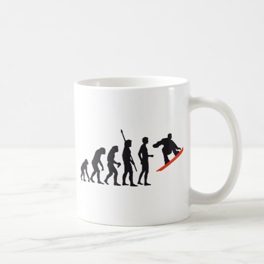 evolution snowboard koffiemok (Rechts)