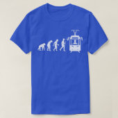 Evolution Streetcar Driver Tram Occupation T-shirt (Design voorkant)