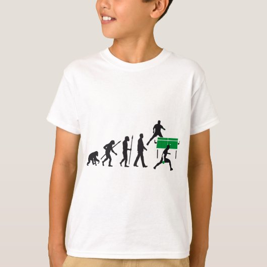 evolution table tennis player t-shirt (Voorkant)