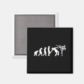 Evolution Taekwondo Karate Aikido Ju Jutsu Kung Fu Magneet (Voorkant / Achterkant)