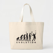 evolution tennis grote tote bag (Voorkant)