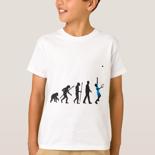 evolution tennis player t-shirt (Voorkant)