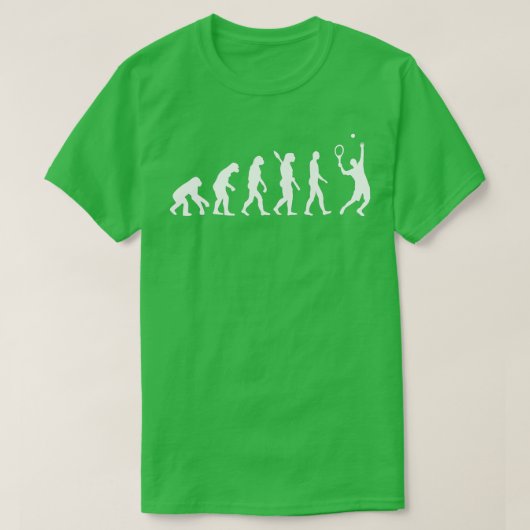 Evolution Tennis-speler T-shirt (Design voorkant)