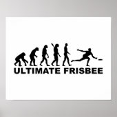 Evolution Ultimate Frisbee Poster (Voorkant)
