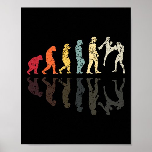 Evolution Used Kickboxing Martial Arts Knockout Fi Poster (Voorkant)