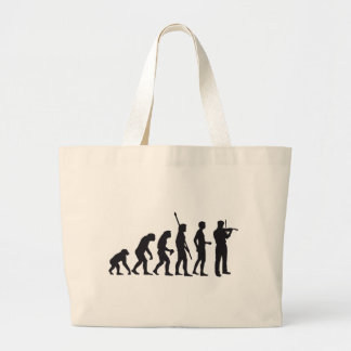 evolution violin grote tote bag