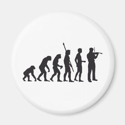 evolution violin magneet (Voorkant)