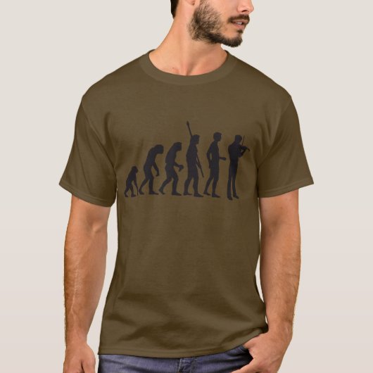 evolution violin t-shirt (Voorkant)