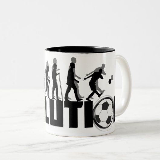 Evolution Voetbal Mok (Voorkant rechts)