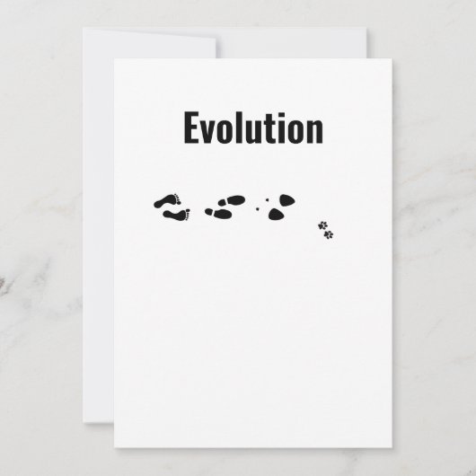 Evolution Vrouwen met Katten Honden Eerste Vrouw G Kaart (Voorkant)