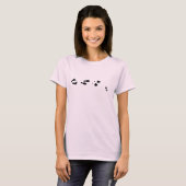 Evolution Vrouwen met Katten Honden Eerste Vrouw G T-shirt (Voorkant volledig)