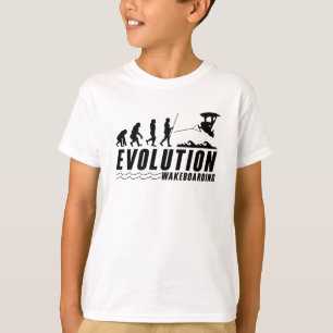 Evolution Wakeboard Wake Wakeboarding Wakeboarder T-shirt