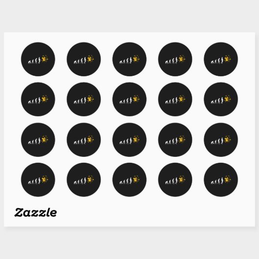 Evolution Witch Ronde Sticker (Vel)