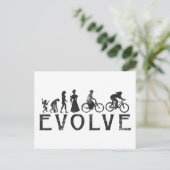 Evolution Womens Biking Briefkaart (Staand voorkant)