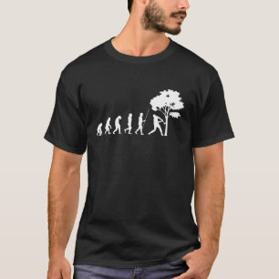 Evolution Woodcutter Chainzaag Forester Lumberjack T-shirt