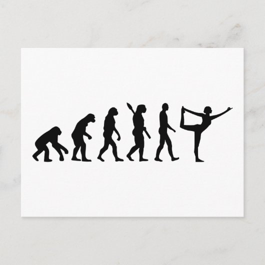 Evolution Yoga Briefkaart (Voorkant)