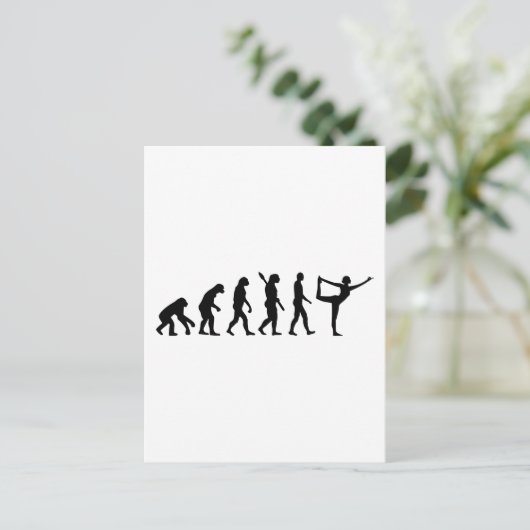 Evolution Yoga Briefkaart (Staand voorkant)