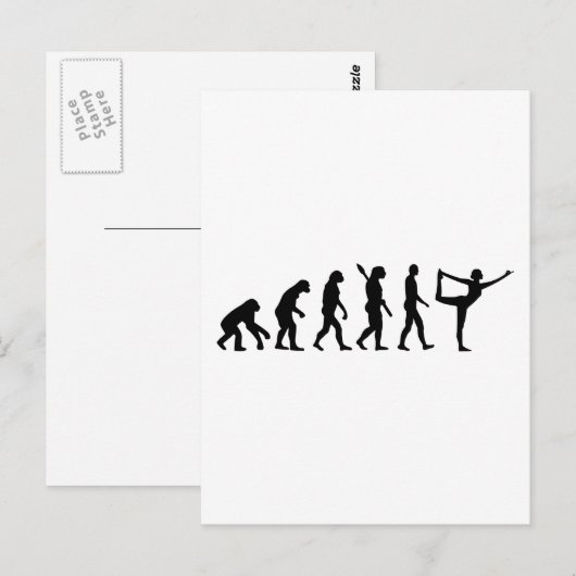 Evolution Yoga Briefkaart (Voorkant / Achterkant)