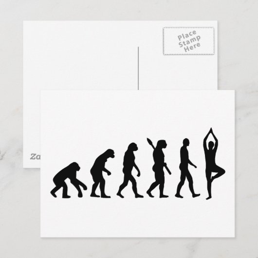 Evolution Yoga Briefkaart (Voorkant / Achterkant)