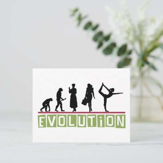 Evolution Yoga Gift Briefkaart (Staand voorkant)