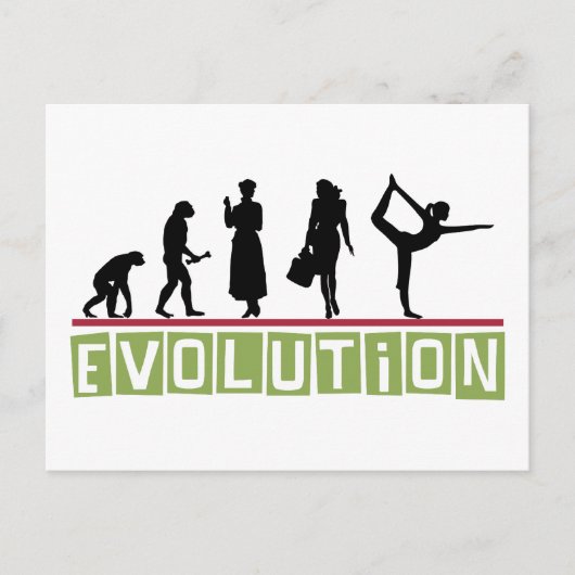 Evolution Yoga Gift Briefkaart (Voorkant)