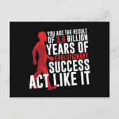 Evolutionair succes briefkaart (Voorkant)