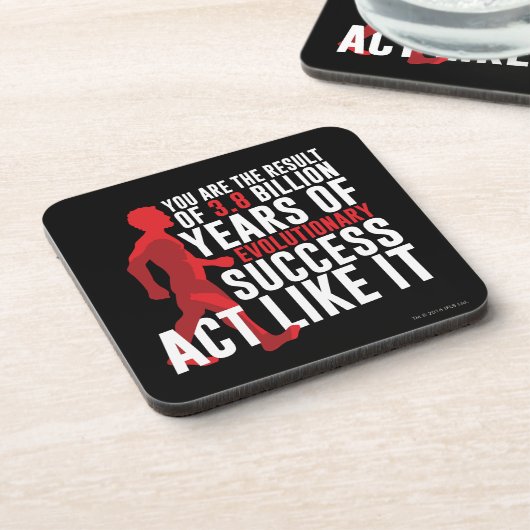 Evolutionair succes drankjes onderzetter (Linkerzijde)