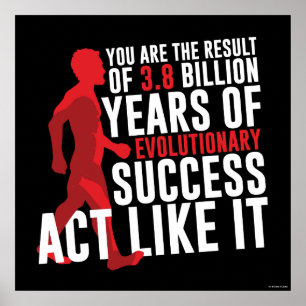 Evolutionair succes poster