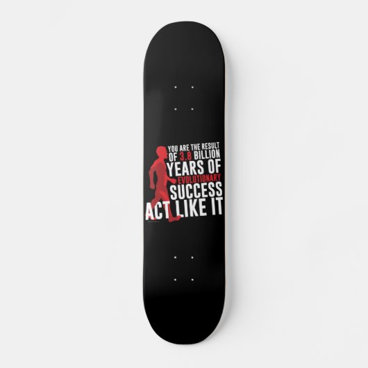 Evolutionair succes skateboard (Voorkant)