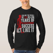 Evolutionair succes t-shirt (Voorkant)